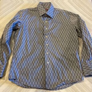 Robert Graham about Grey/Silver Pattern Button Down Shirt